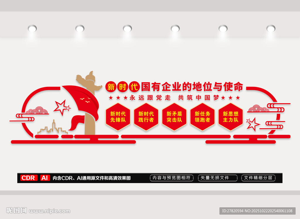 国有企业党建文化墙