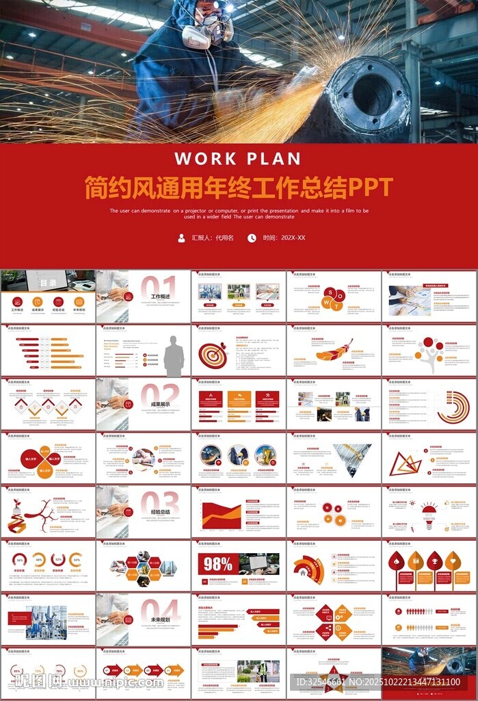 工会工作总结汇报述职报告ppt