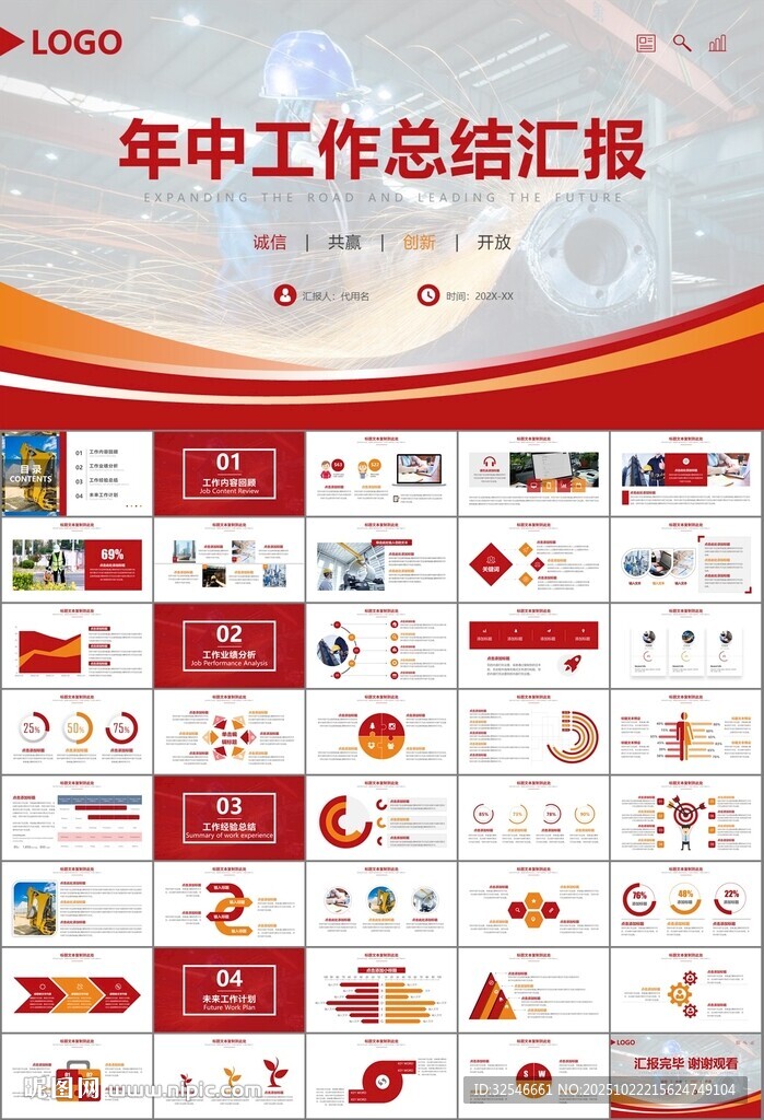 工会工作总结汇报述职报告ppt
