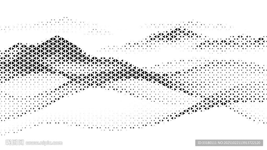 山水画冲孔铝板