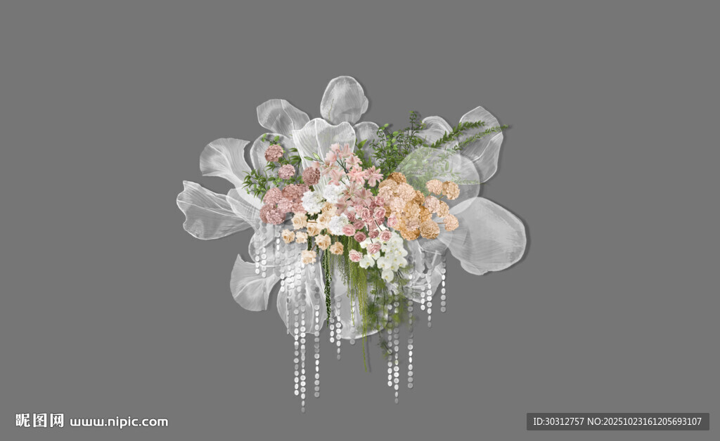 唯美花卉装饰花束