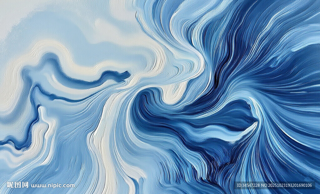 油画笔触抽象流体背景