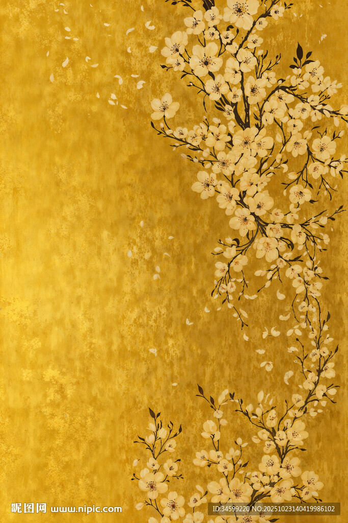 梅花玄关画