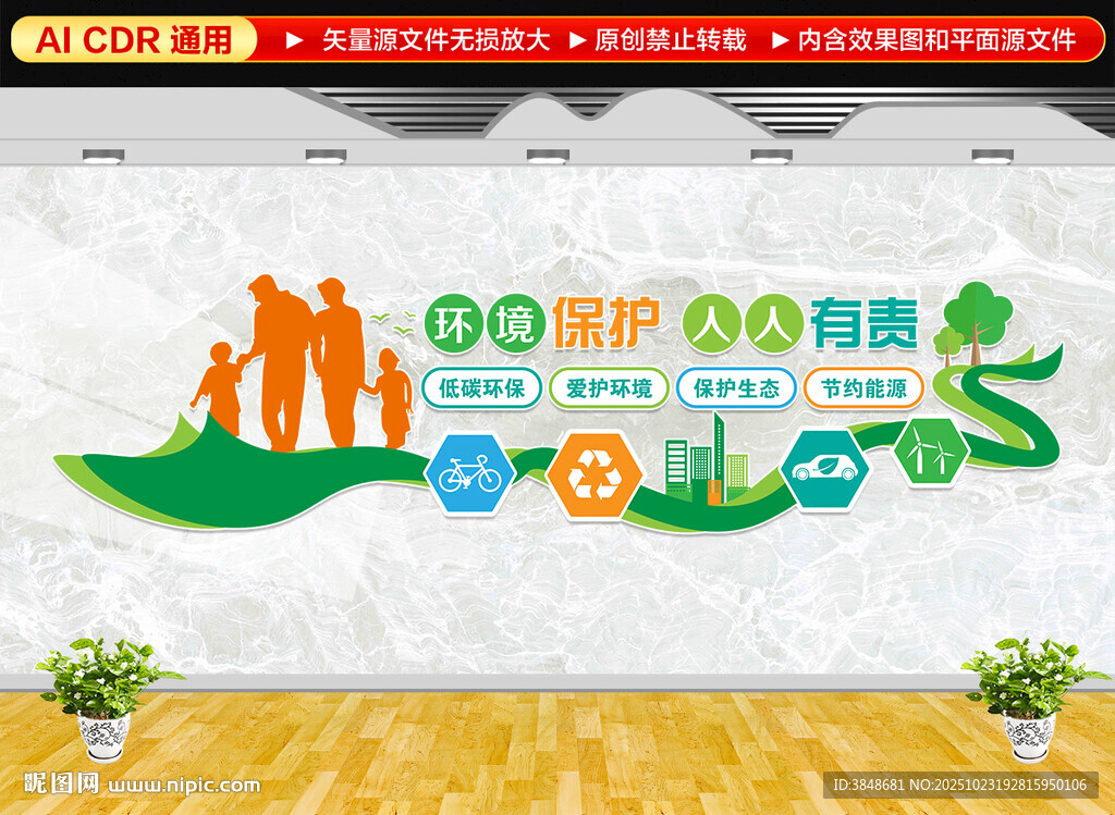 环境保护文化墙