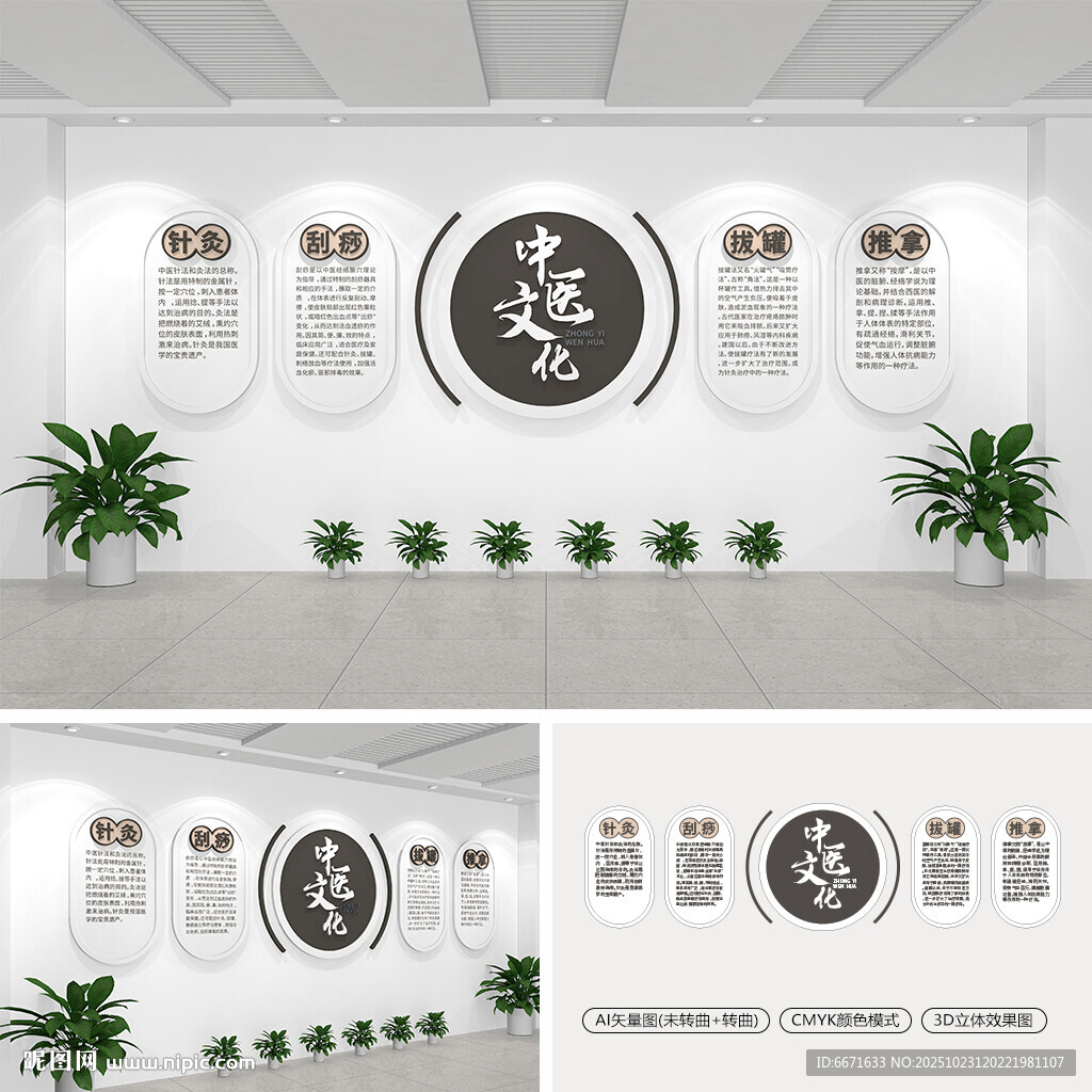 中医养生项目展板文化墙