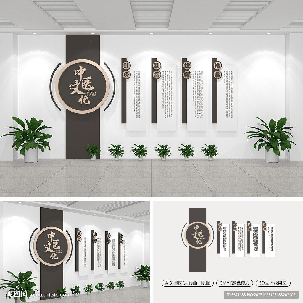 中医养生项目展板文化墙