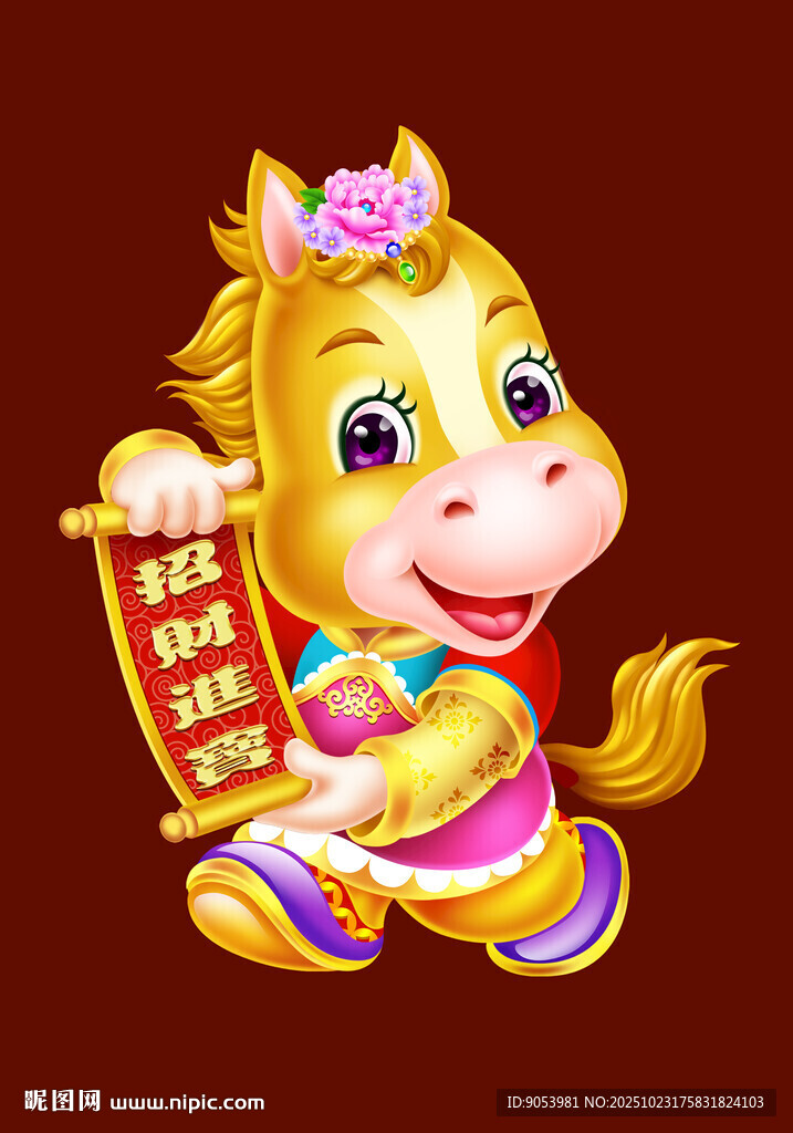 卡通马