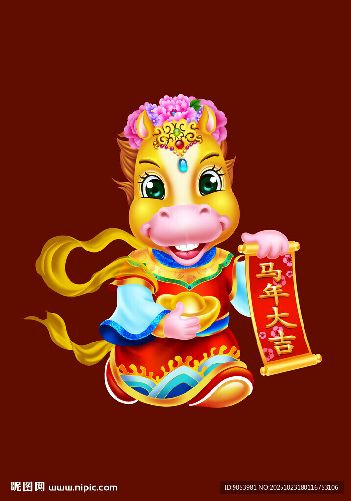 手绘马