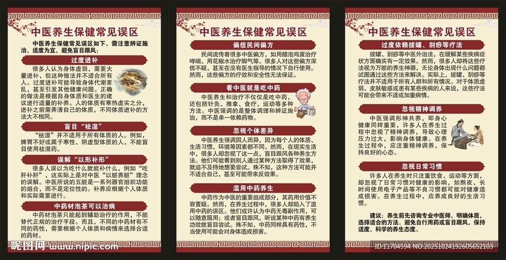 中医养生知识展板