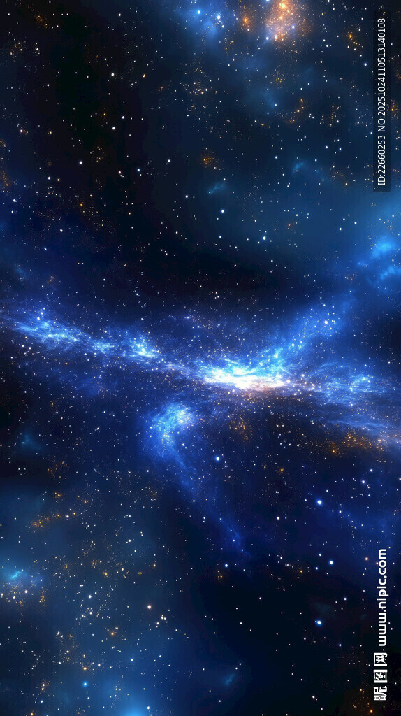 梦幻深邃的宇宙星空景象