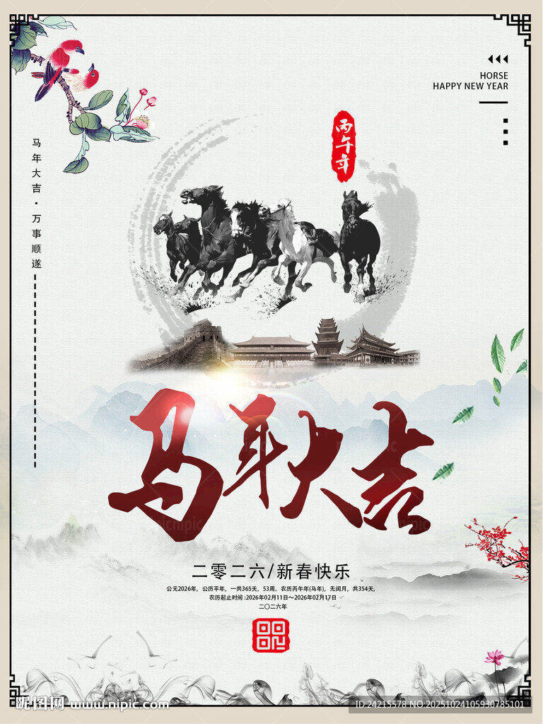 古风马年