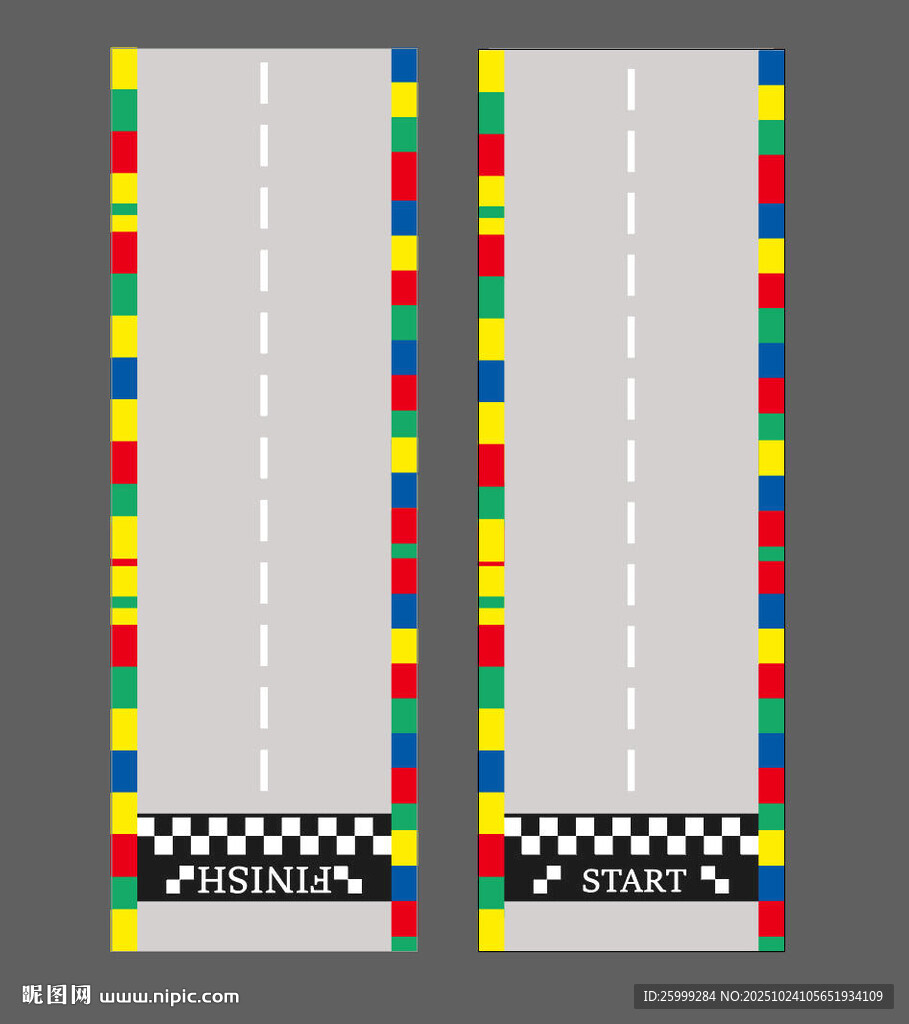 跑道矢量图
