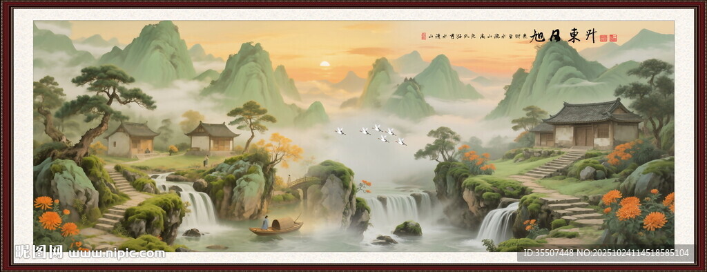 客厅山水画