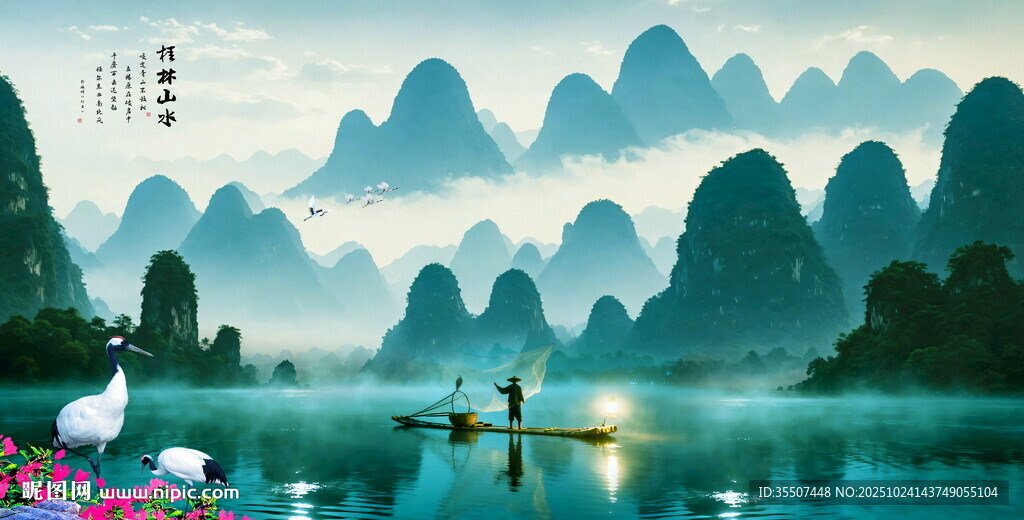 山水风景画