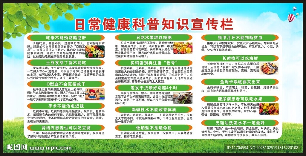 健康科普知识宣传栏