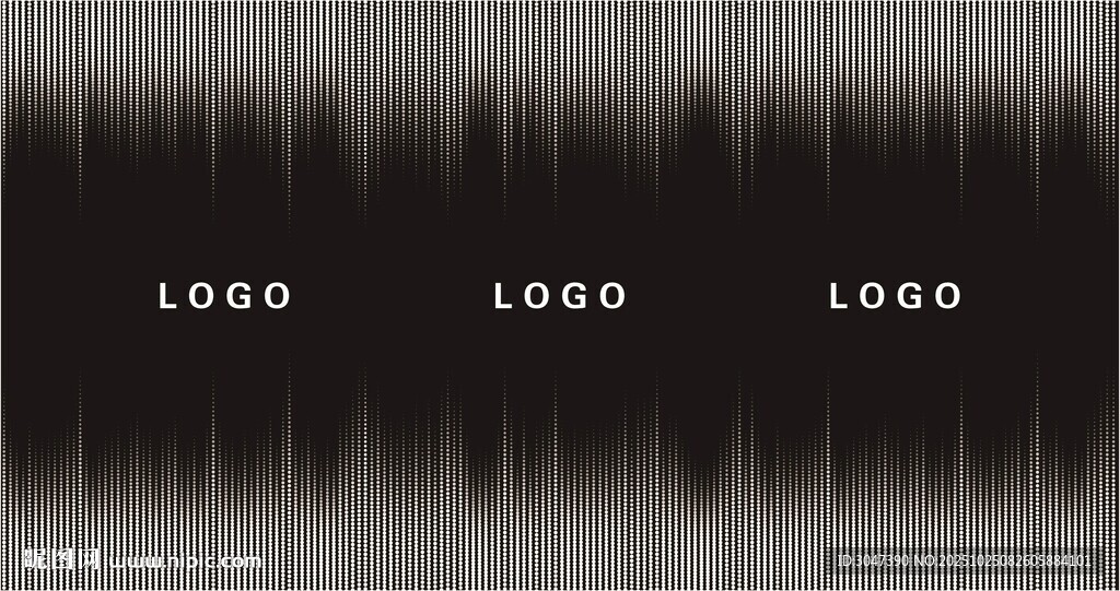 中间LOGO上下动感渐变玻璃膜