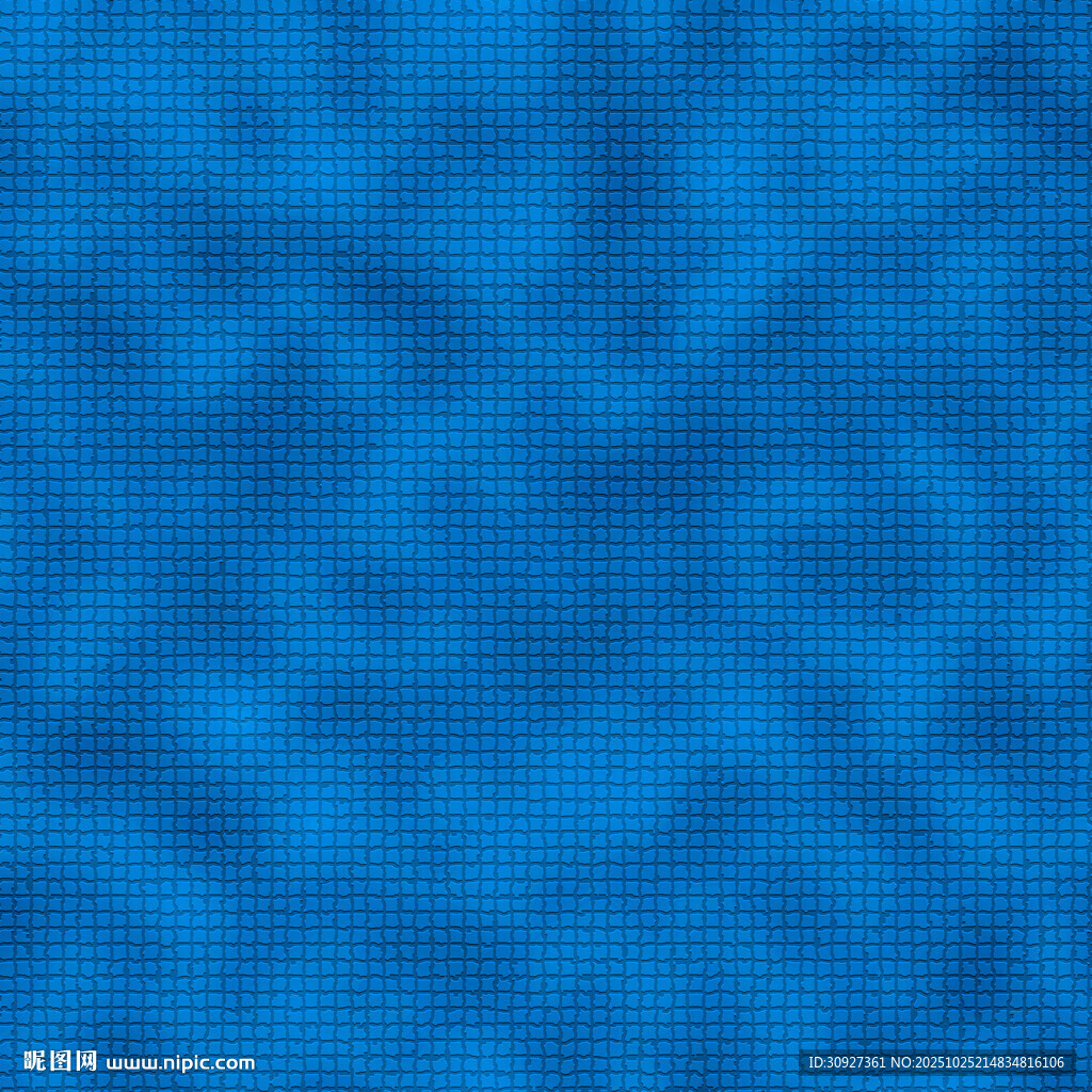 蓝色马赛克纹理图案