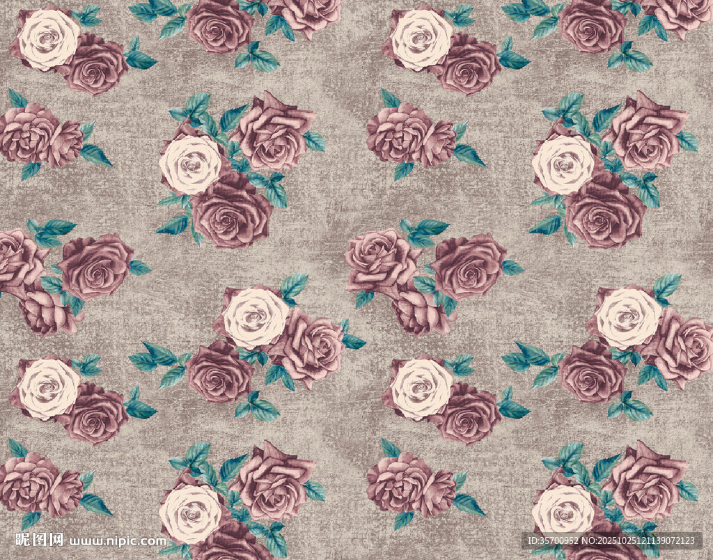 纹理杏底花卉图案背景