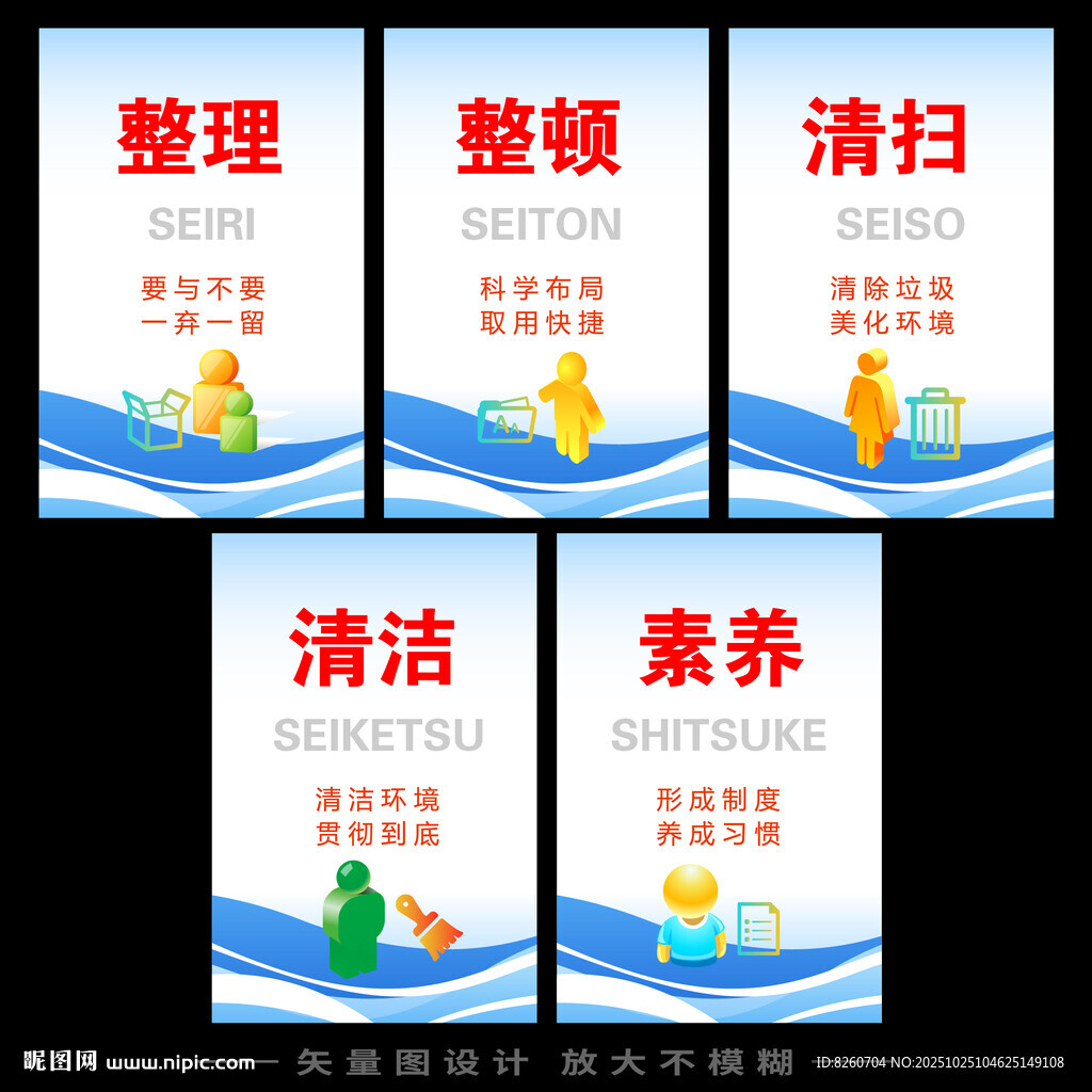 5S管理海报