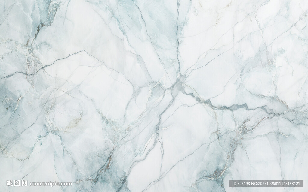 浅蓝大理石奢石岩板纹理