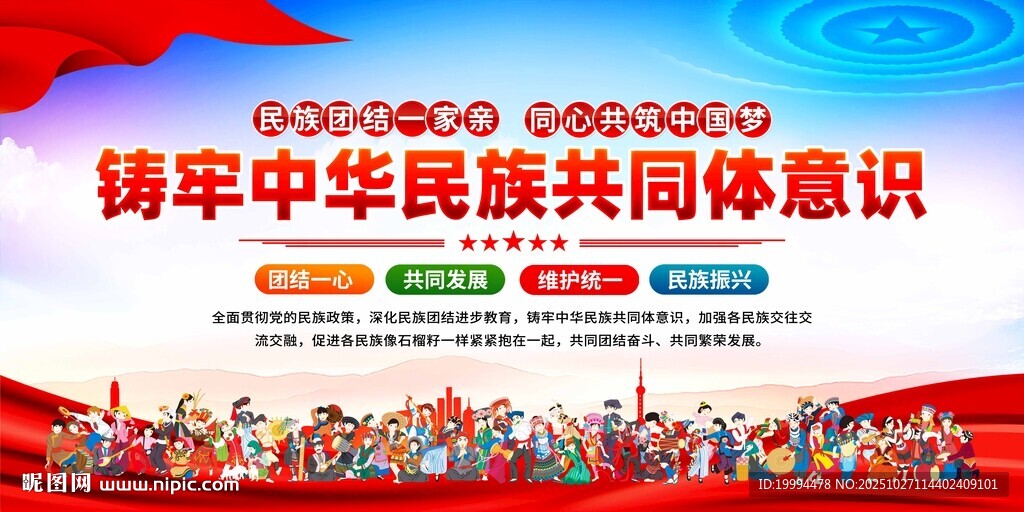 民族共同体意识展板