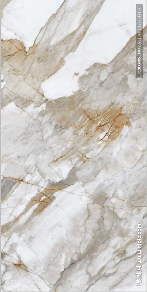 鱼肚金水墨大理石