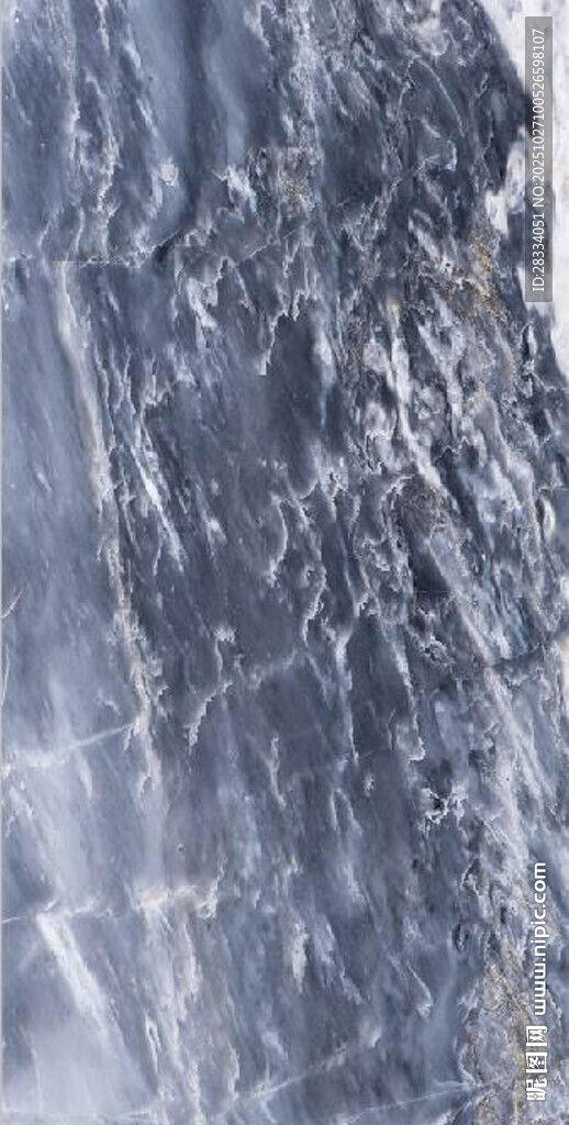蓝灰色大理石纹理特写