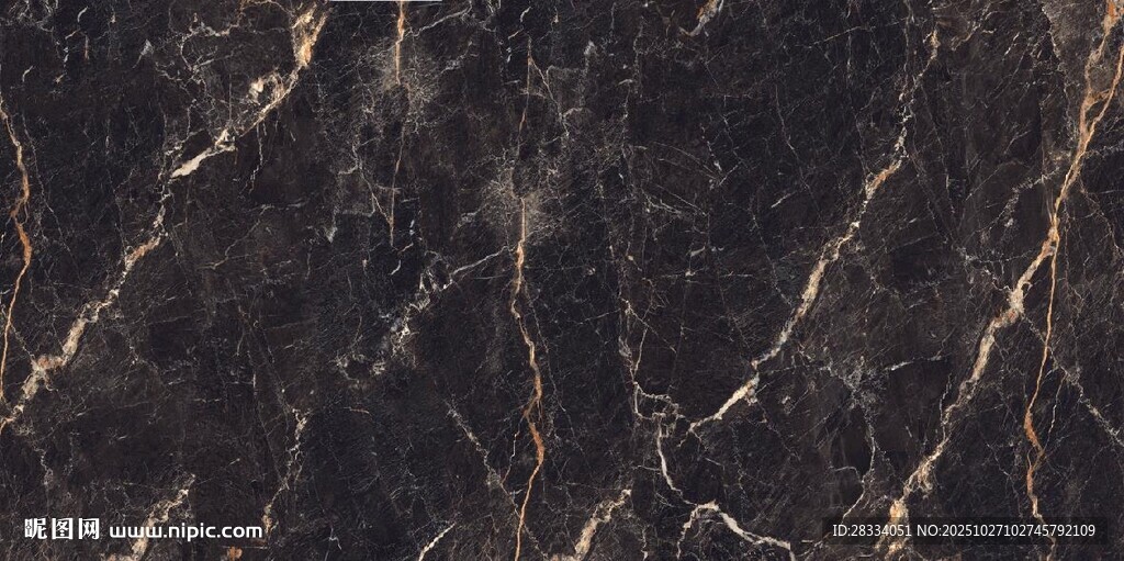 咖啡色金色大理石纹理图案