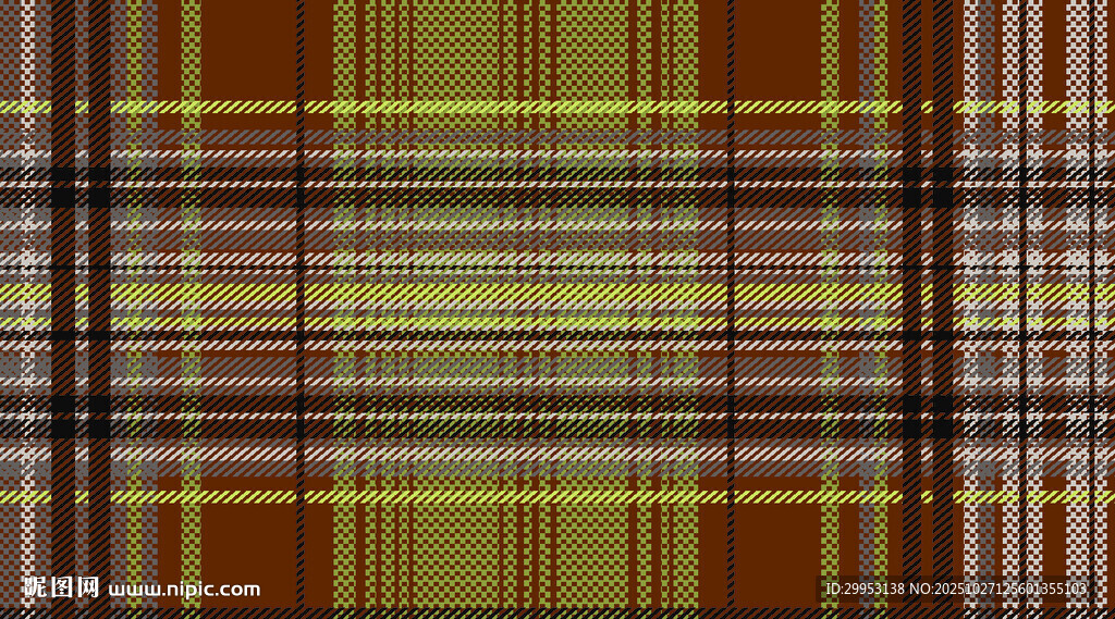 复古格子图案纹理