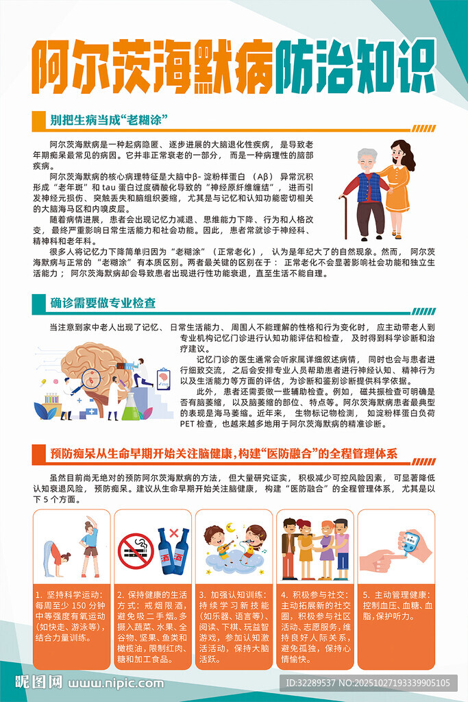 阿尔茨海默病防治知识