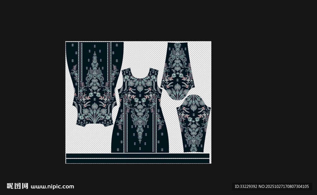 复古风动物图案服饰设计