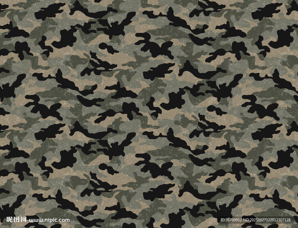 迷彩图案布料纹理