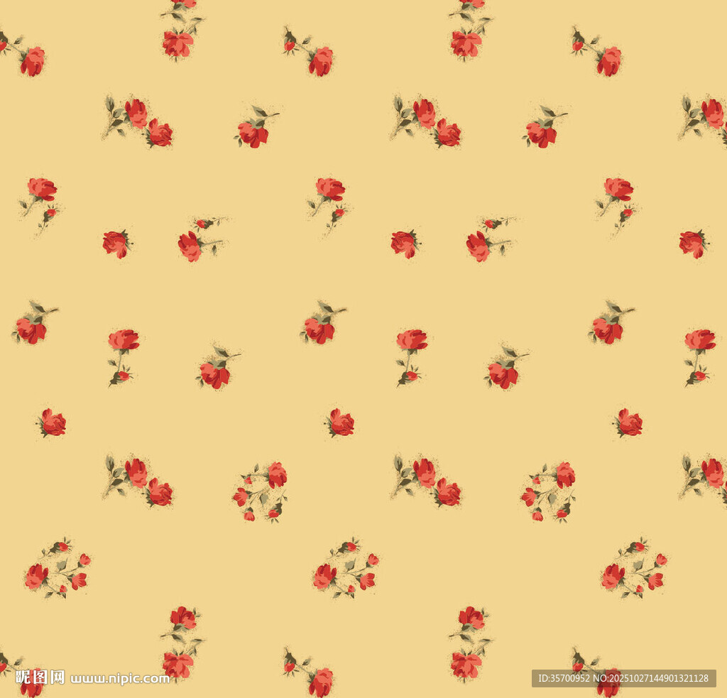 樱桃花卉图案背景