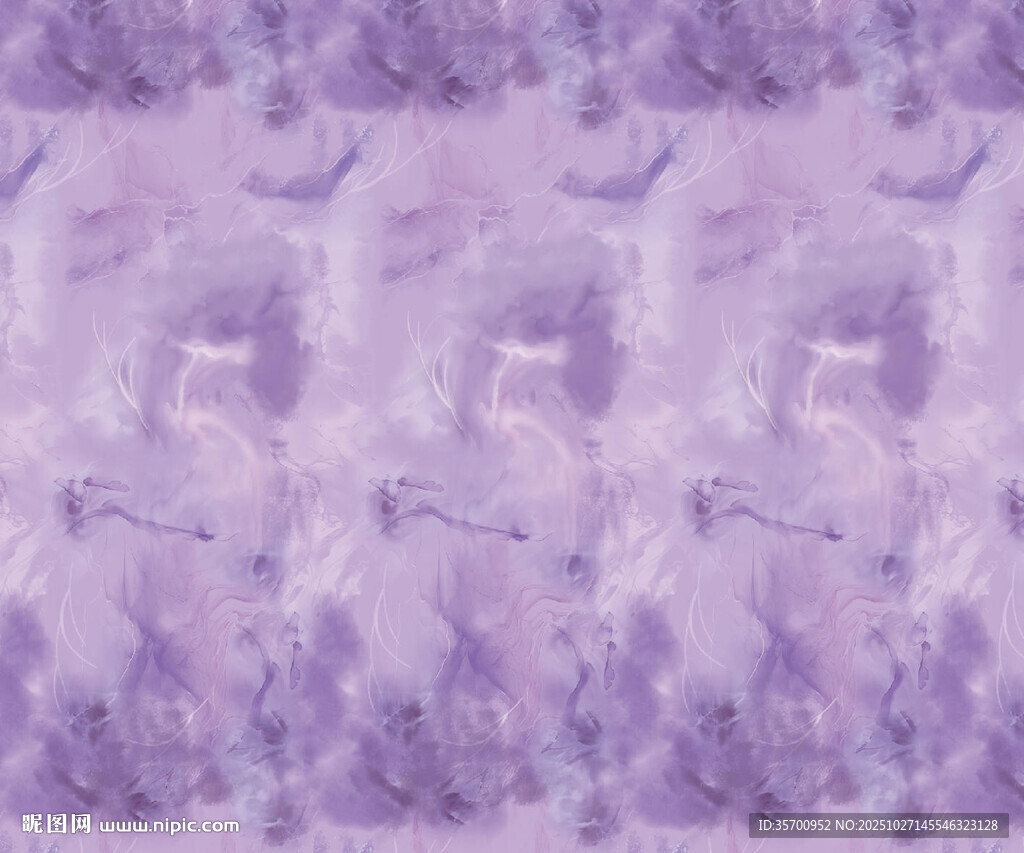 淡紫色花卉图案布料纹理