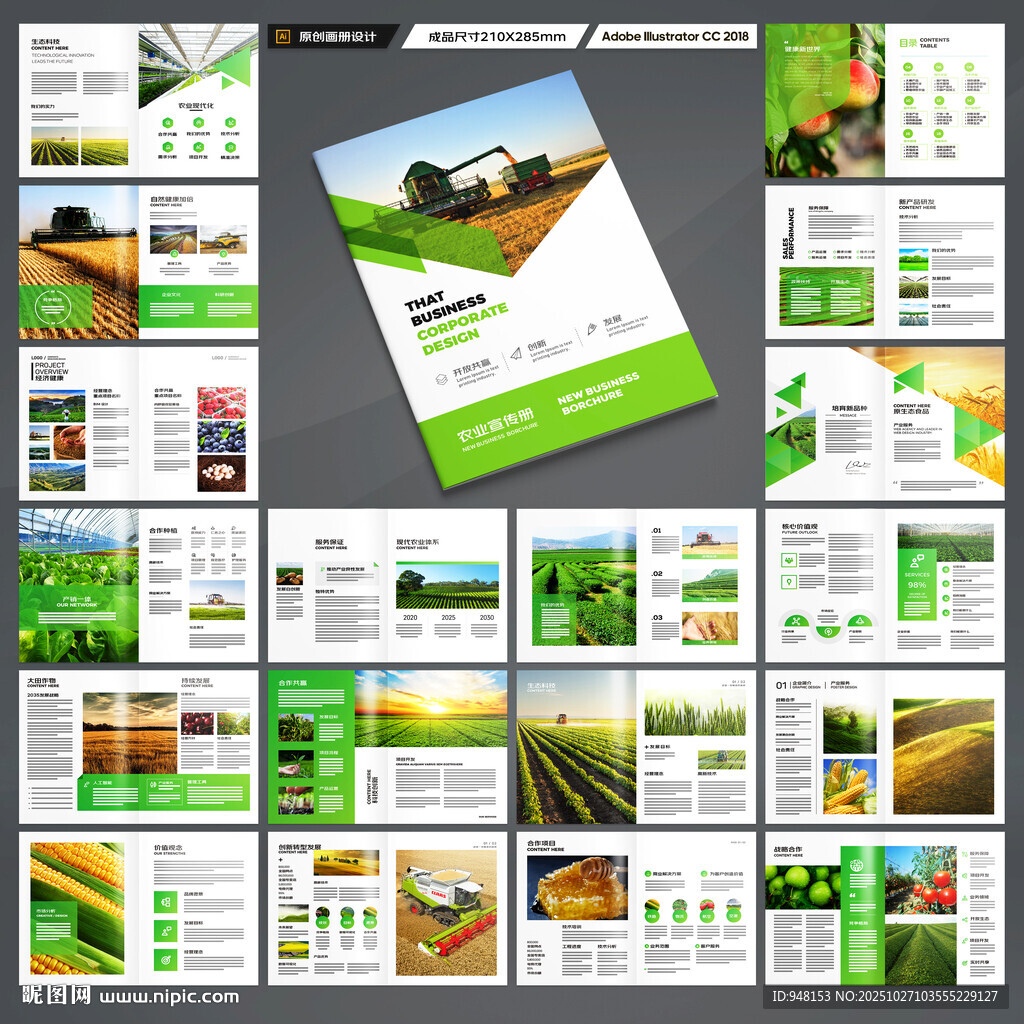 农业合作社画册
