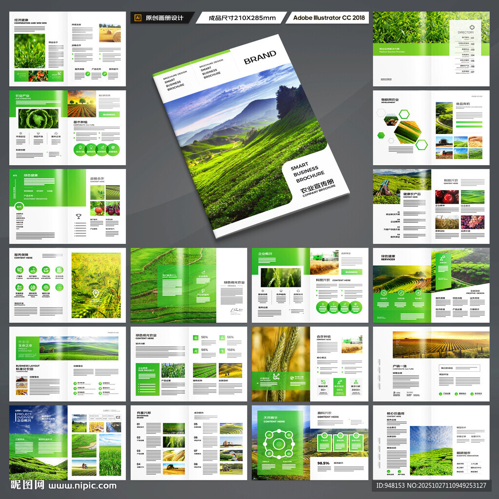 农业合作社画册