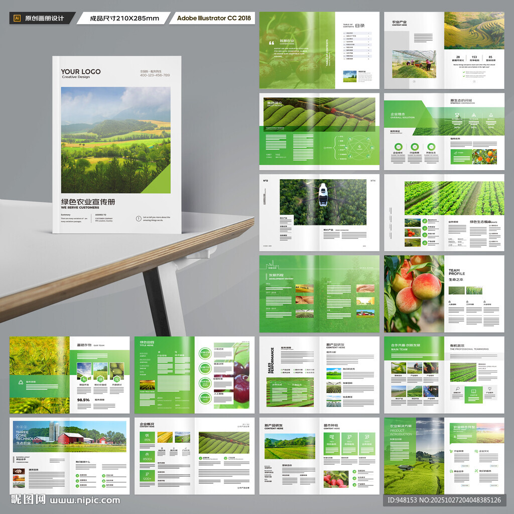 农产品宣传册