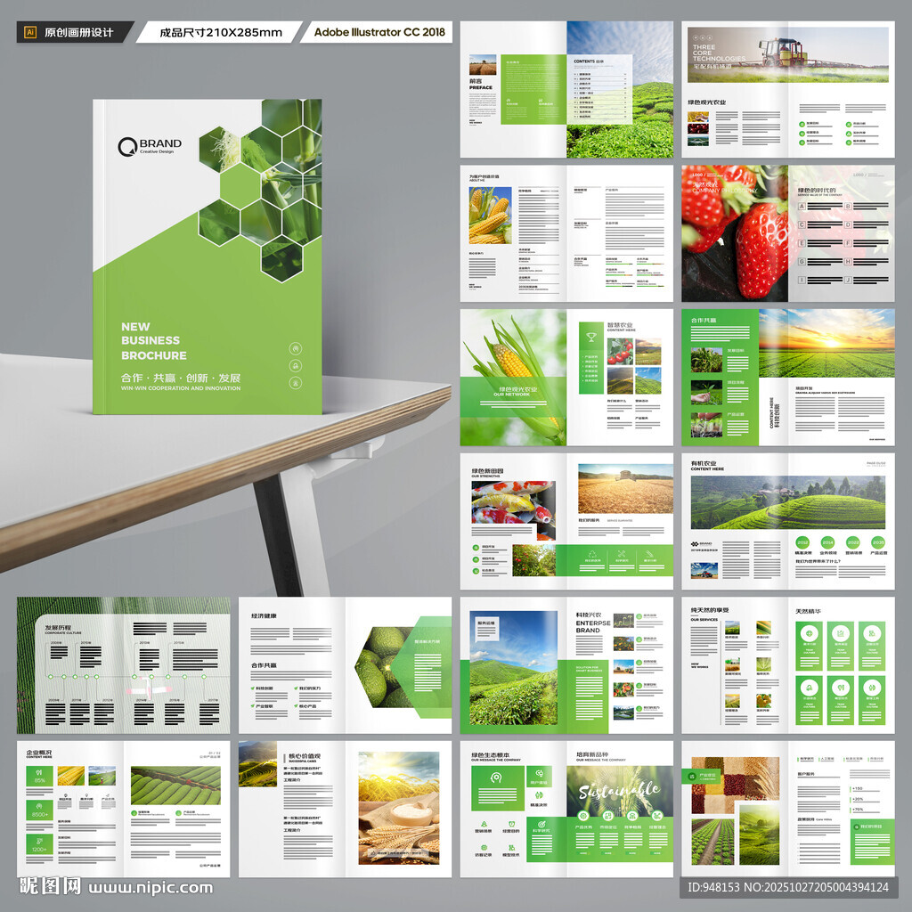 农业合作社画册