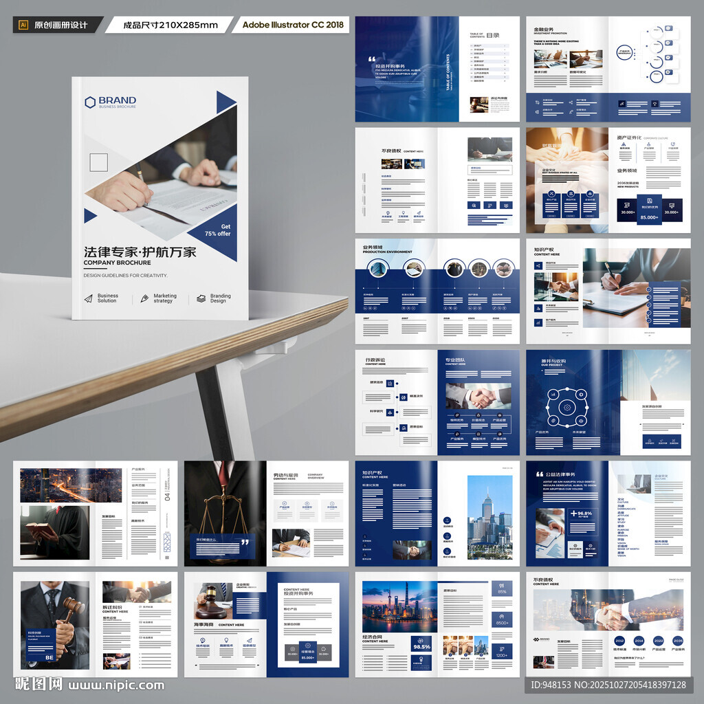 大气律师事务所画册