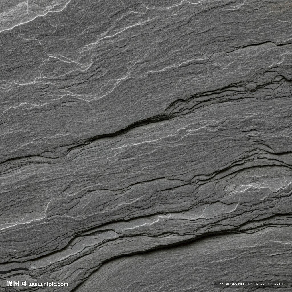 灰色纹理岩石表面