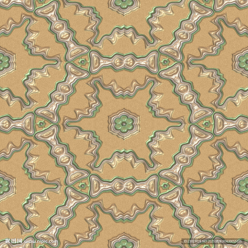 复古几何花纹图案设计