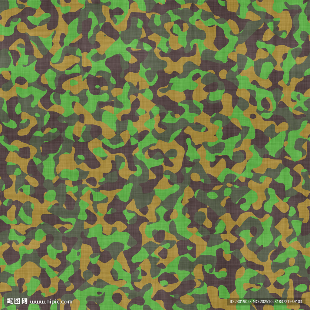 绿色迷彩图案纹理