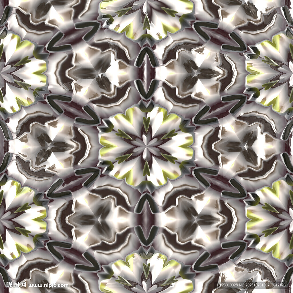 几何抽象花纹图案