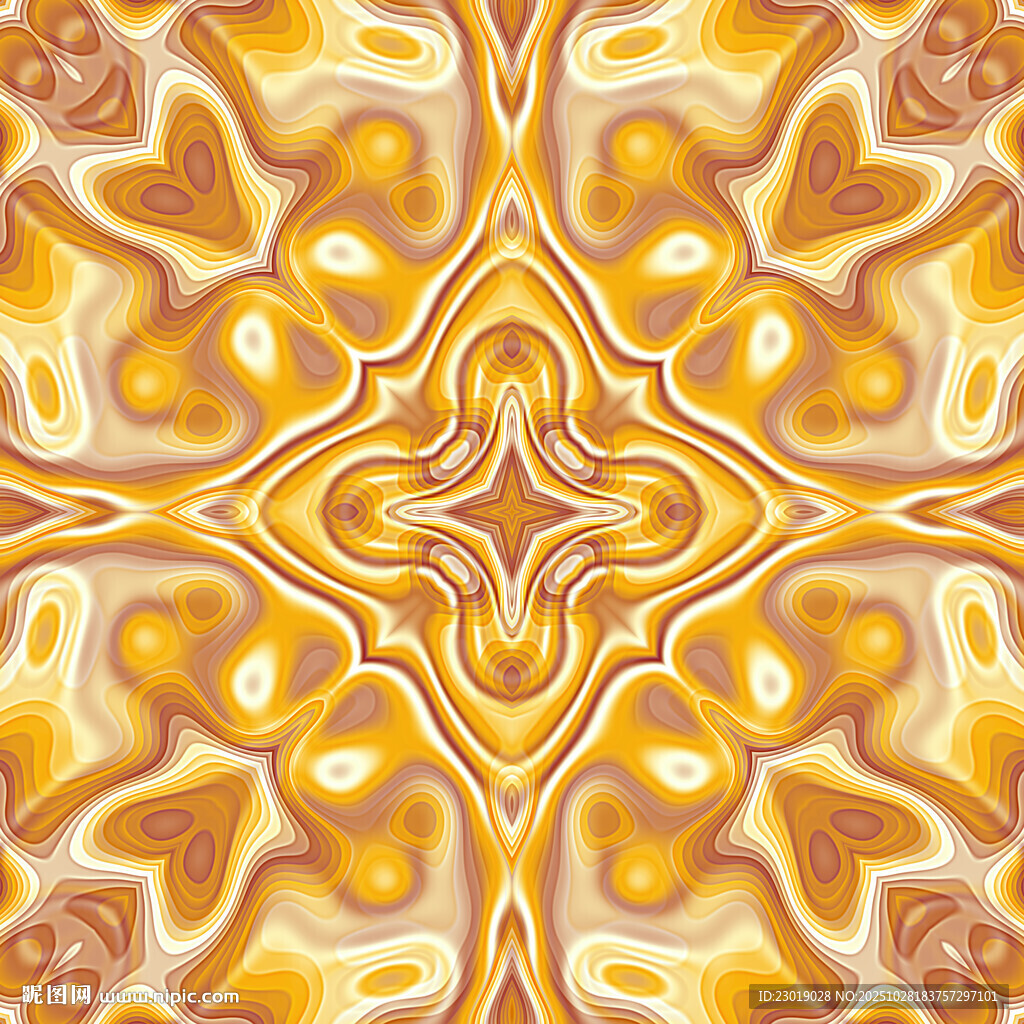 精美几何花纹图案