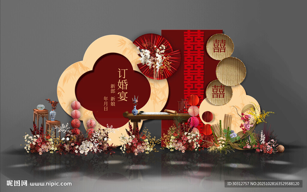 红色婚礼 红色主题婚礼 红色系