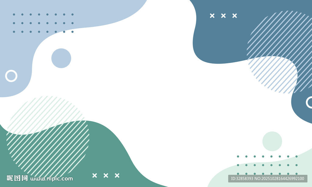 简约几何波浪背景图案