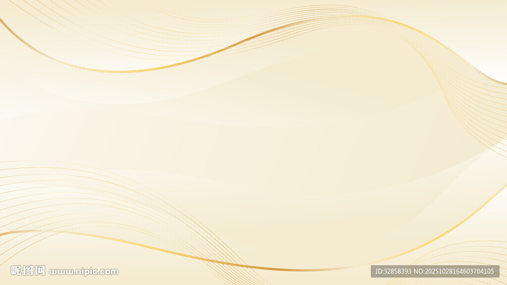 金色波浪纹理背景图