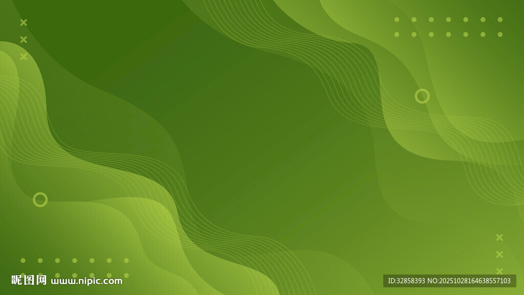 绿色波浪背景纹理图案