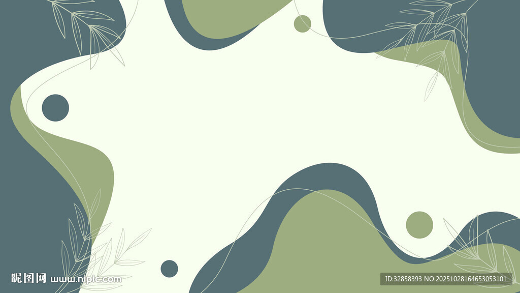 抽象几何风自然纹理图案