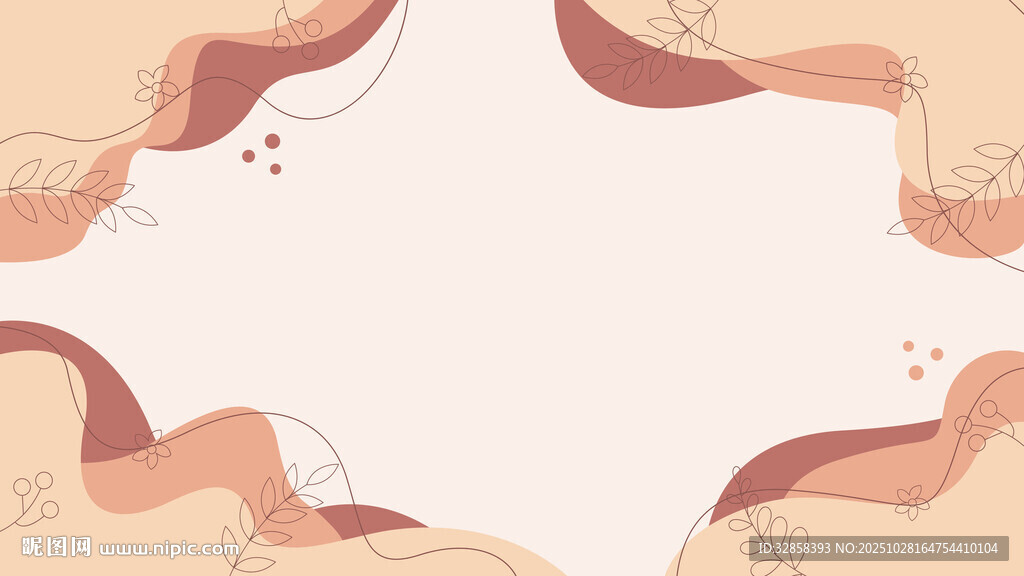 抽象几何渐变边框背景图